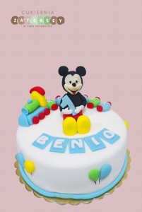 Tort na roczek Myszka Miki