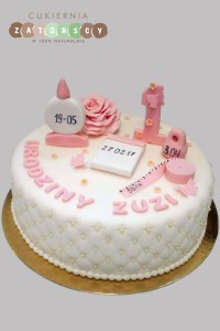 Tort na roczek Metryczka
