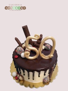  Tort  Drip cake z czekoladkami  