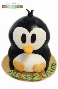 Tort dla dzieci Pingwin