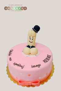  Tort mini dla dorosłych Penis 