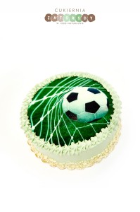 Tort z opłatkiem Piłki Nożnej