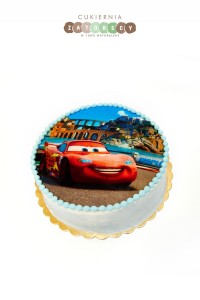 Tort z opłatkiem Zygzak Auto