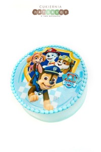 Tort z opłatkiem Psi Patrol 