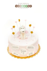 Tort na roczek Jednorożec 