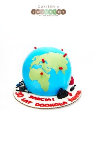 Tort Kula Ziemska Świat 3d