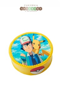 Tort z opłatkiem Pokemon