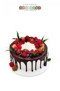  Tort Drip Cake z Owocami