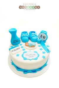 Tort na chrzest Metryczka