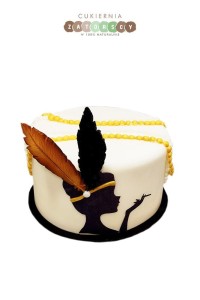 Tort Lata Dwudzieste z Kobietą